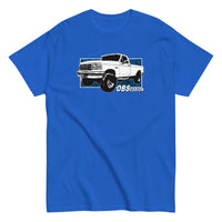 Thumbnail for OBS Truck T-Shirt With Single Cab 90s Ford Truck - Royal