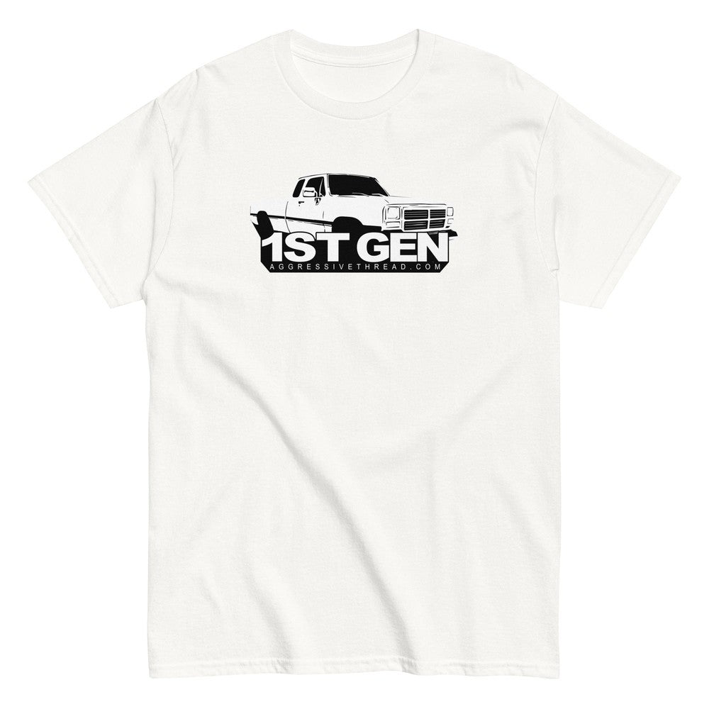 First Gen Dodge Ram T-Shirt in white