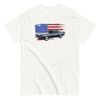 Thumbnail for 69 Camaro T-Shirt With American Flag Background - white
