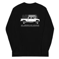 Thumbnail for Crew Cab Square Body Truck Long Sleeve T-Shirt in black