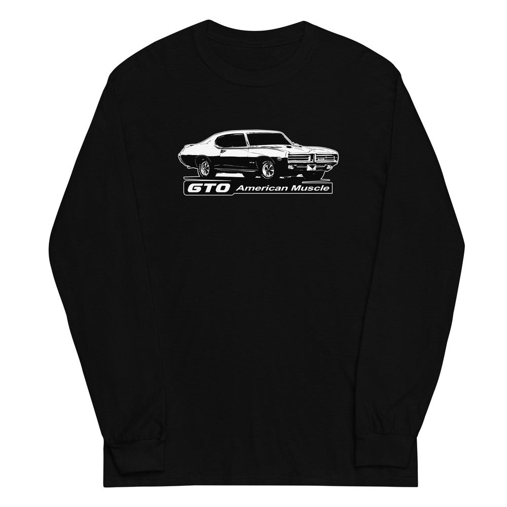 1969 GTO Long Sleeve T-Shirt in black