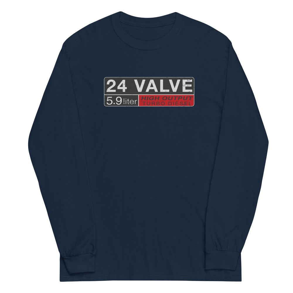 24 Valve 5.9 Diesel Engine Long Sleeve Shirt in navy24 Valve 5.9 Diesel Engine Long Sleeve Shirt in navy