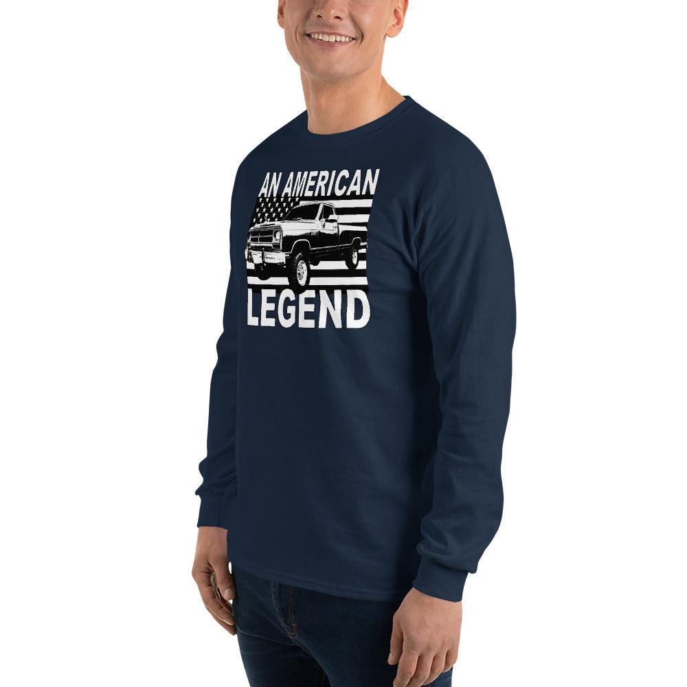 First Gen Truck American Flag Long Sleeve Shirt