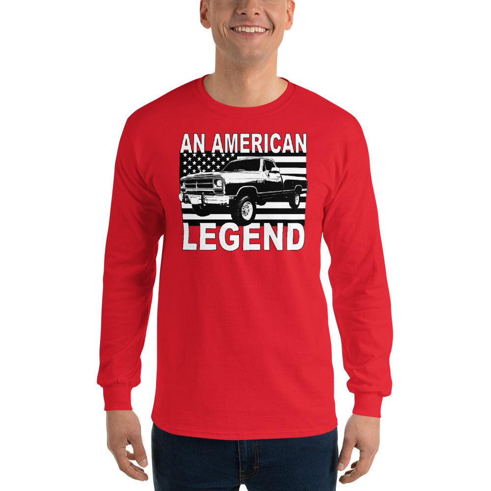 First Gen Truck American Flag Long Sleeve Shirt