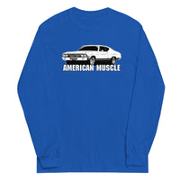 Thumbnail for 1968 Chevelle American Muscle Long Sleeve T-Shirt-In-Black-From Aggressive Thread