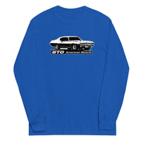 Thumbnail for 1969 GTO Long Sleeve T-Shirt in blue