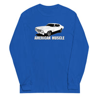 Thumbnail for 1971 Chevelle American Muscle Long Sleeve T-Shirt in royal