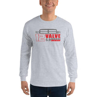 Thumbnail for 12 Valve Second Gen Long Sleeve T-Shirt modeled in grey