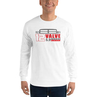 Thumbnail for 12 Valve Second Gen Long Sleeve T-Shirt modeled in white