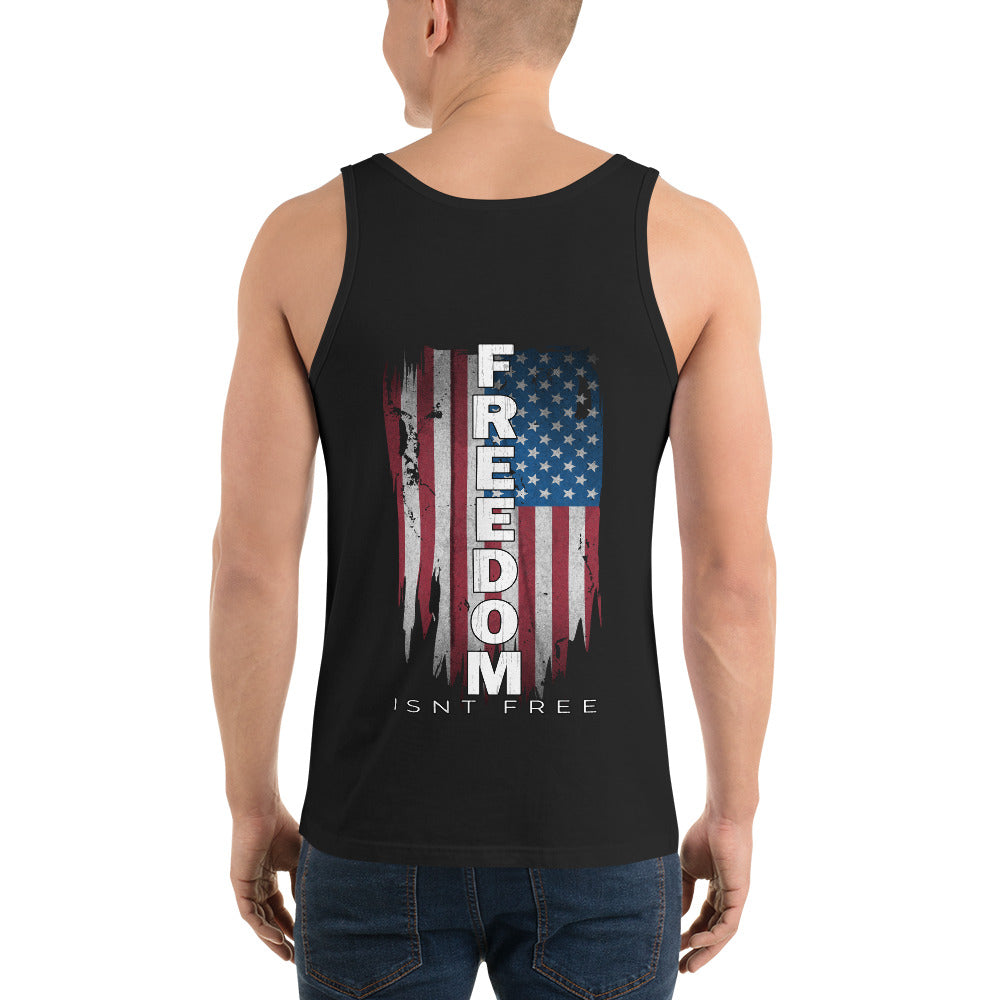 Freedom Isnt Free Tank Top - Patriotic American Flag Shirt