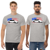 Thumbnail for 88-93 Notchback Mustang T-Shirt modeled in grey