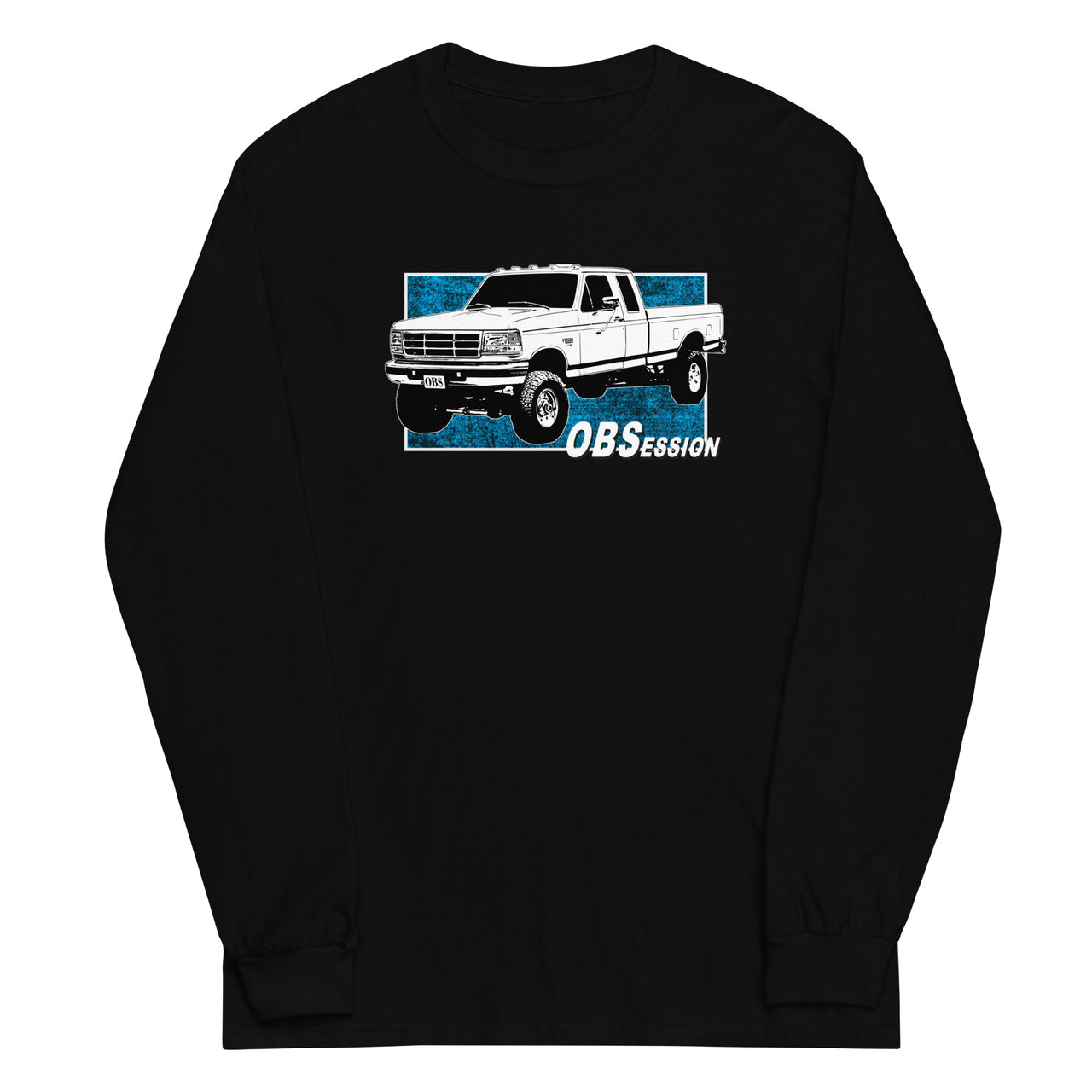 OBS F250 Extended Cab 4X4 Long Sleeve T-Shirt in black