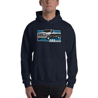 Thumbnail for OBS F150 2wd OBSession Hoodie modeled in navy