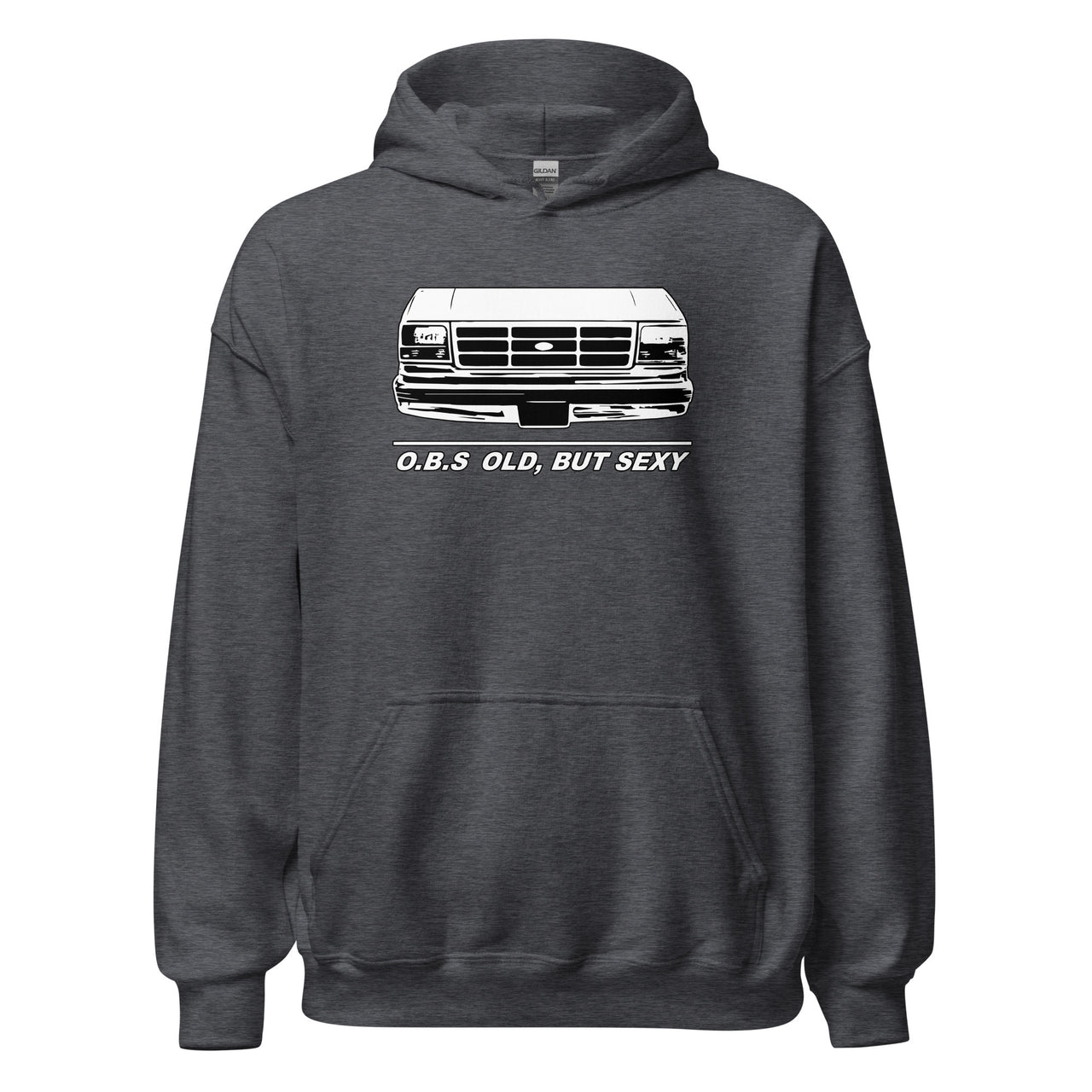 OBS Truck - Old, But Sexy Hoodie in grey