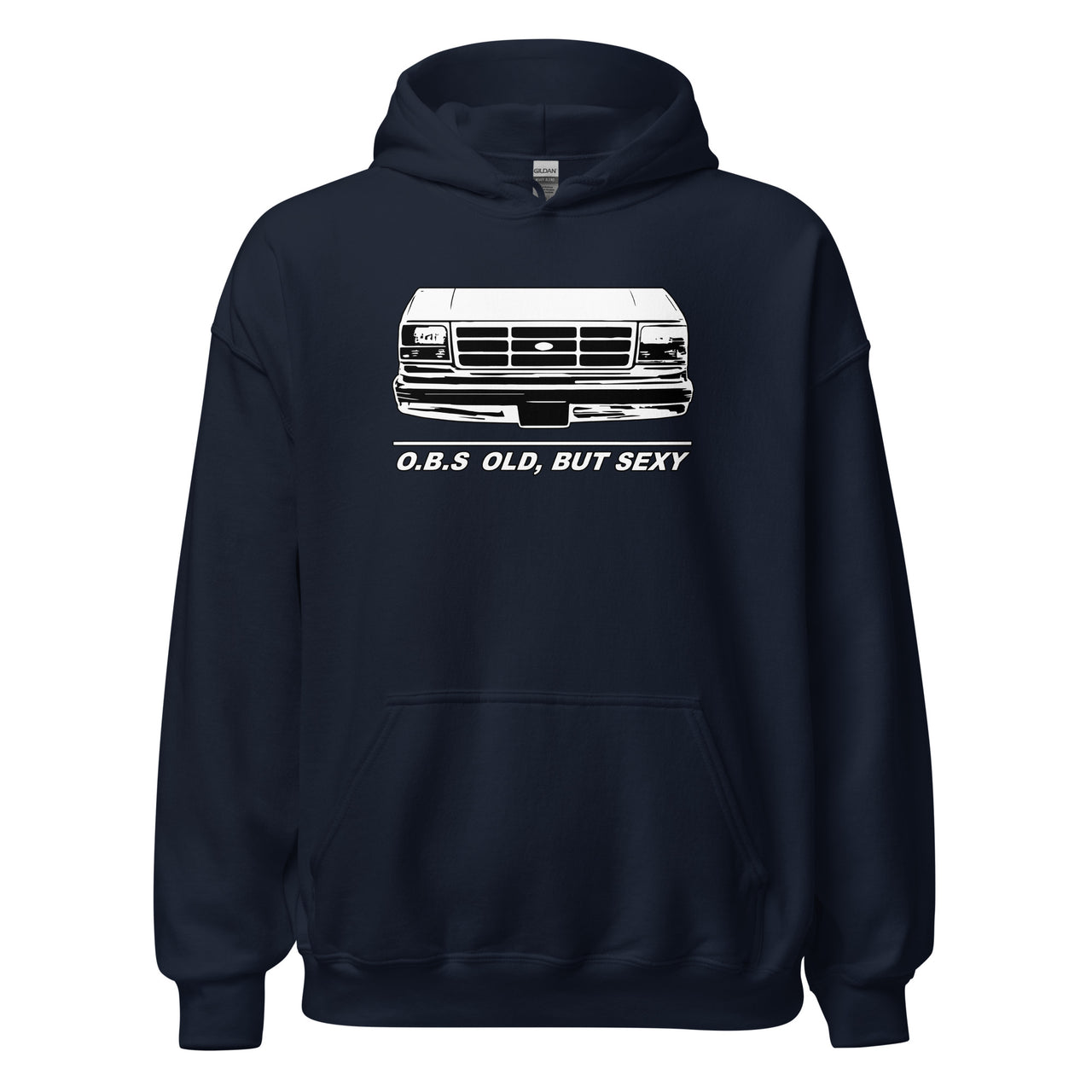 OBS Truck - Old, But Sexy Hoodie in navy