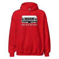 Thumbnail for OBS Truck - Old, But Sexy Hoodie in red