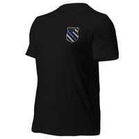 Thumbnail for Thin Blue Line T-Shirt Police Support Tee side 