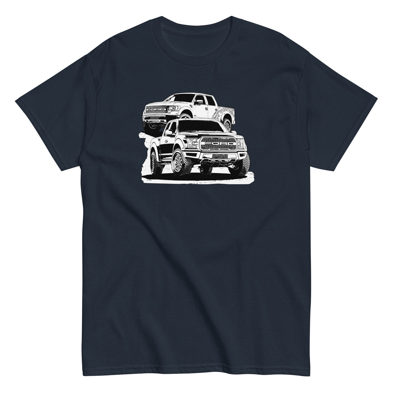 Raptor Truck T-Shirt in navy