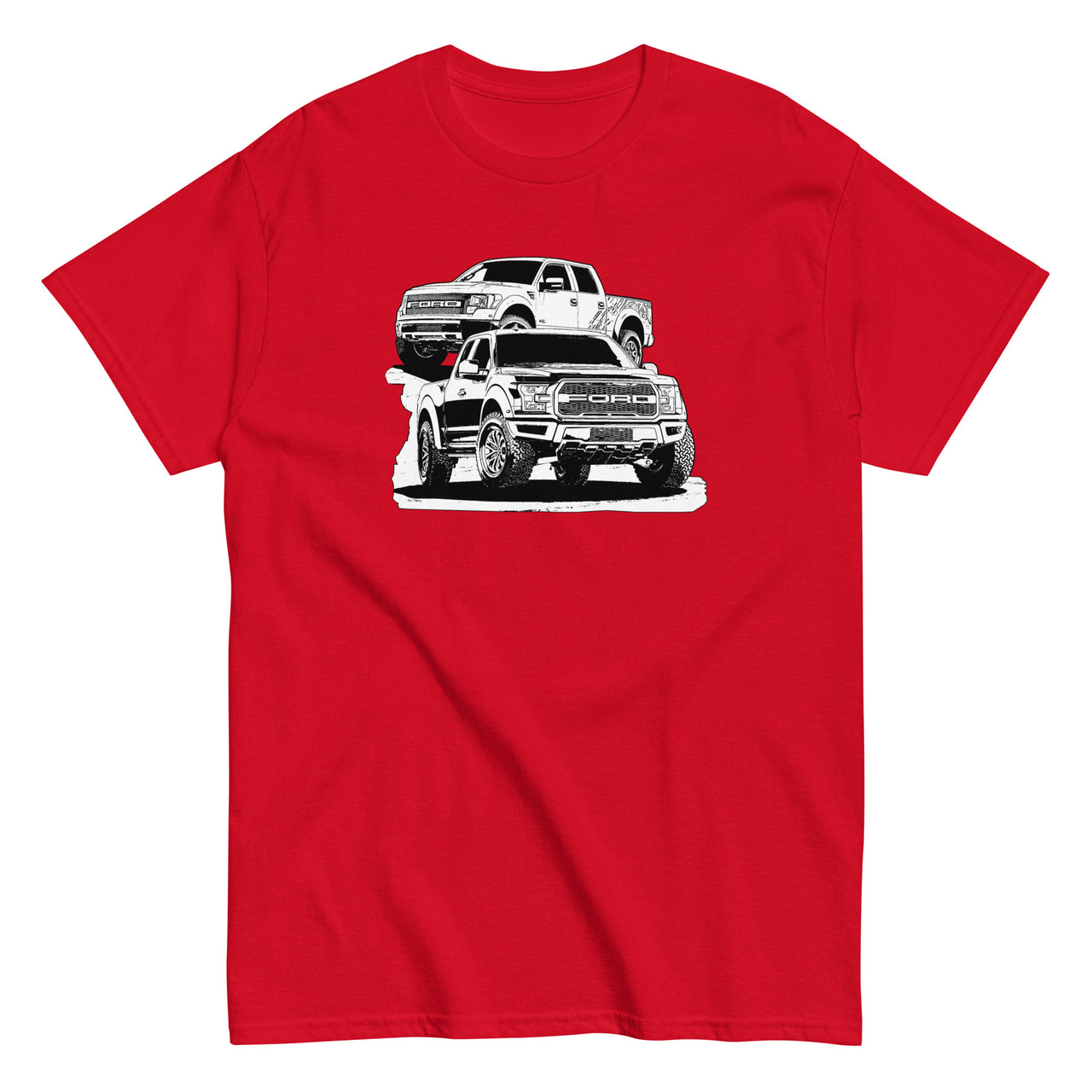 Raptor Truck T-Shirt in red