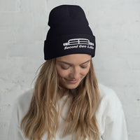 Thumbnail for second gen life winter hat modeled in navy