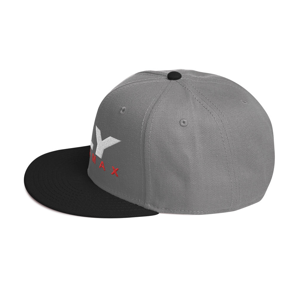 LLY Duramax Snapback Hat grey / black left