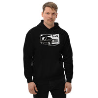 Thumbnail for Square Body C10 Hoodie modeled in black