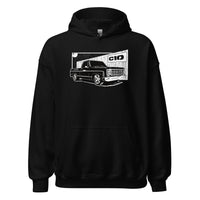 Thumbnail for Square Body C10 Hoodie in black