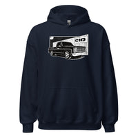 Thumbnail for Square Body C10 Hoodie in navy