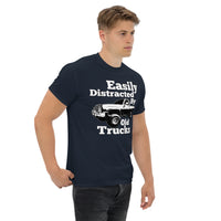 Thumbnail for Squarebody Truck Shirt, Easily Distracted By Old Trucks