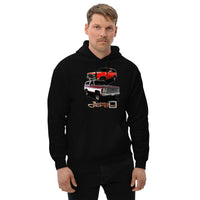 Thumbnail for Square Body GMC Jimmy Sweatshirt modeled in black