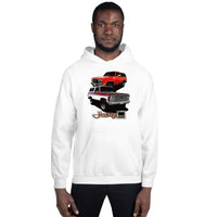 Thumbnail for Square Body GMC Jimmy Sweatshirt modeled in white