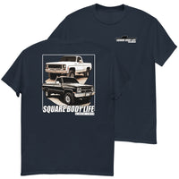 Thumbnail for Square Body Life T-Shirt in navy