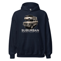 Thumbnail for squarebody suburban truck hoodie in navy