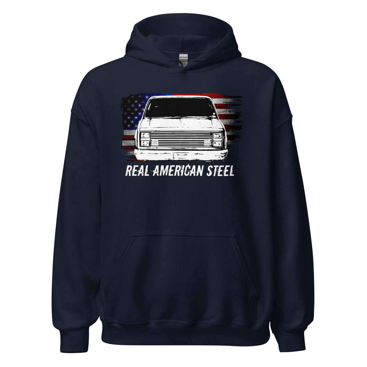 Real American Steel C10 Square Body Squarebody Hoodie Sweatshirt