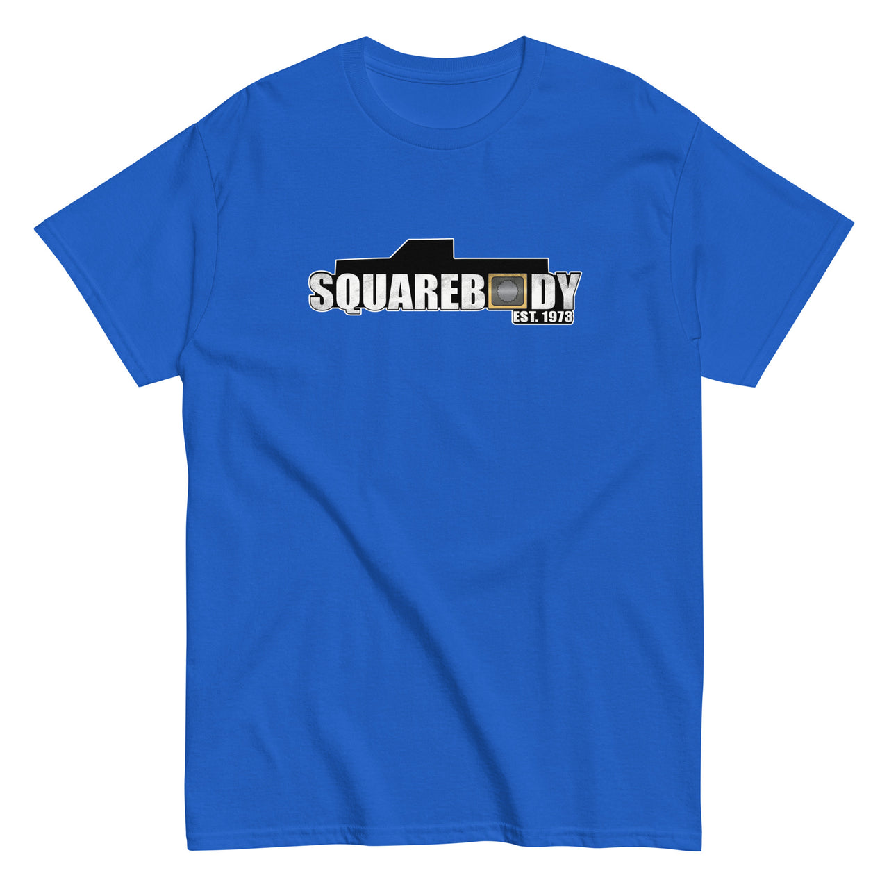 Square Body Est 1973 T-Shirt in blue