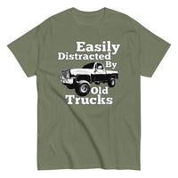 Thumbnail for square-body-truck-shirt-easily-distracted-by-old-trucks-green