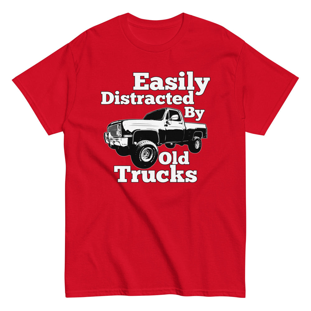 square-body-truck-shirt-easily-distracted-by-old-trucks-red