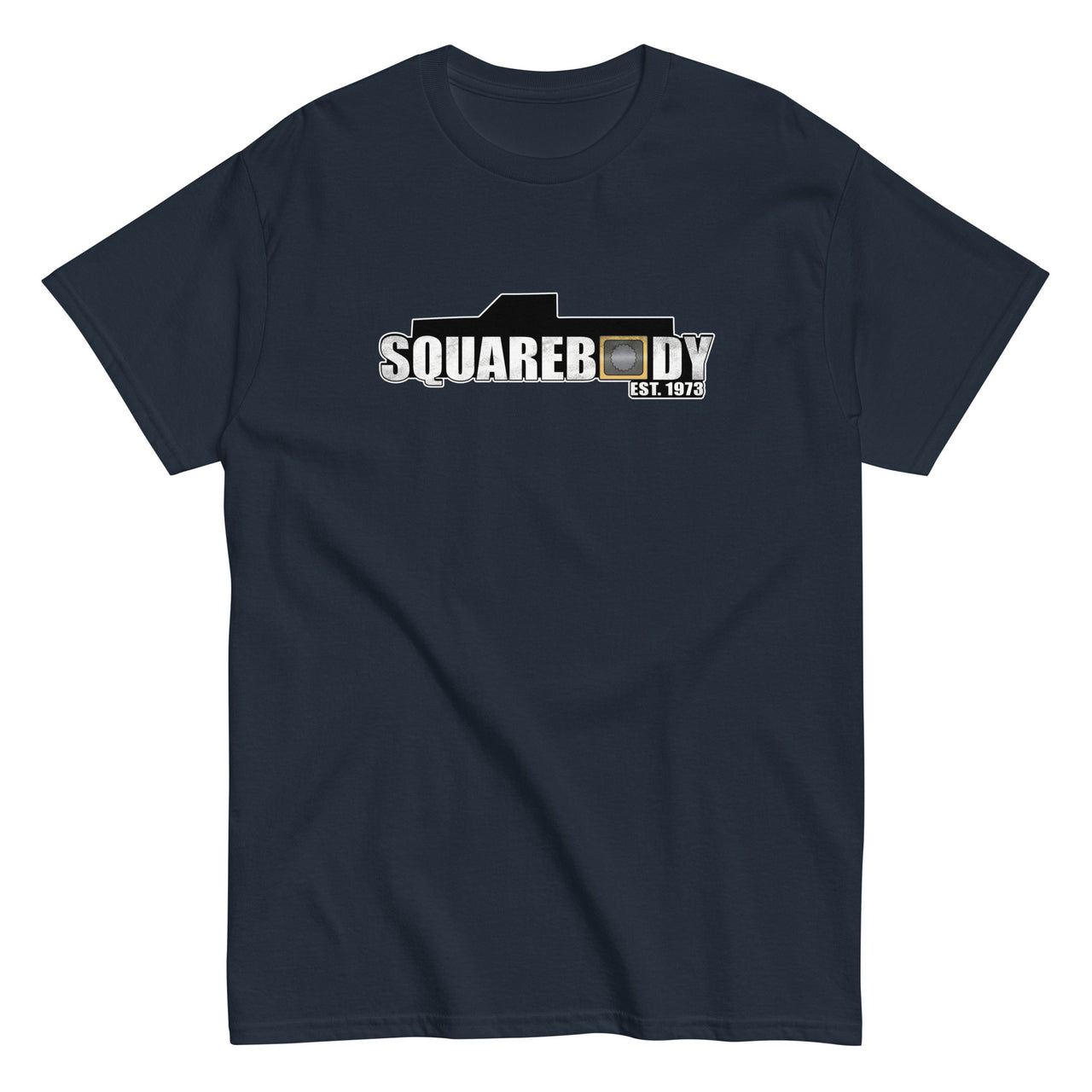 Square Body Est 1973 T-Shirt in navy