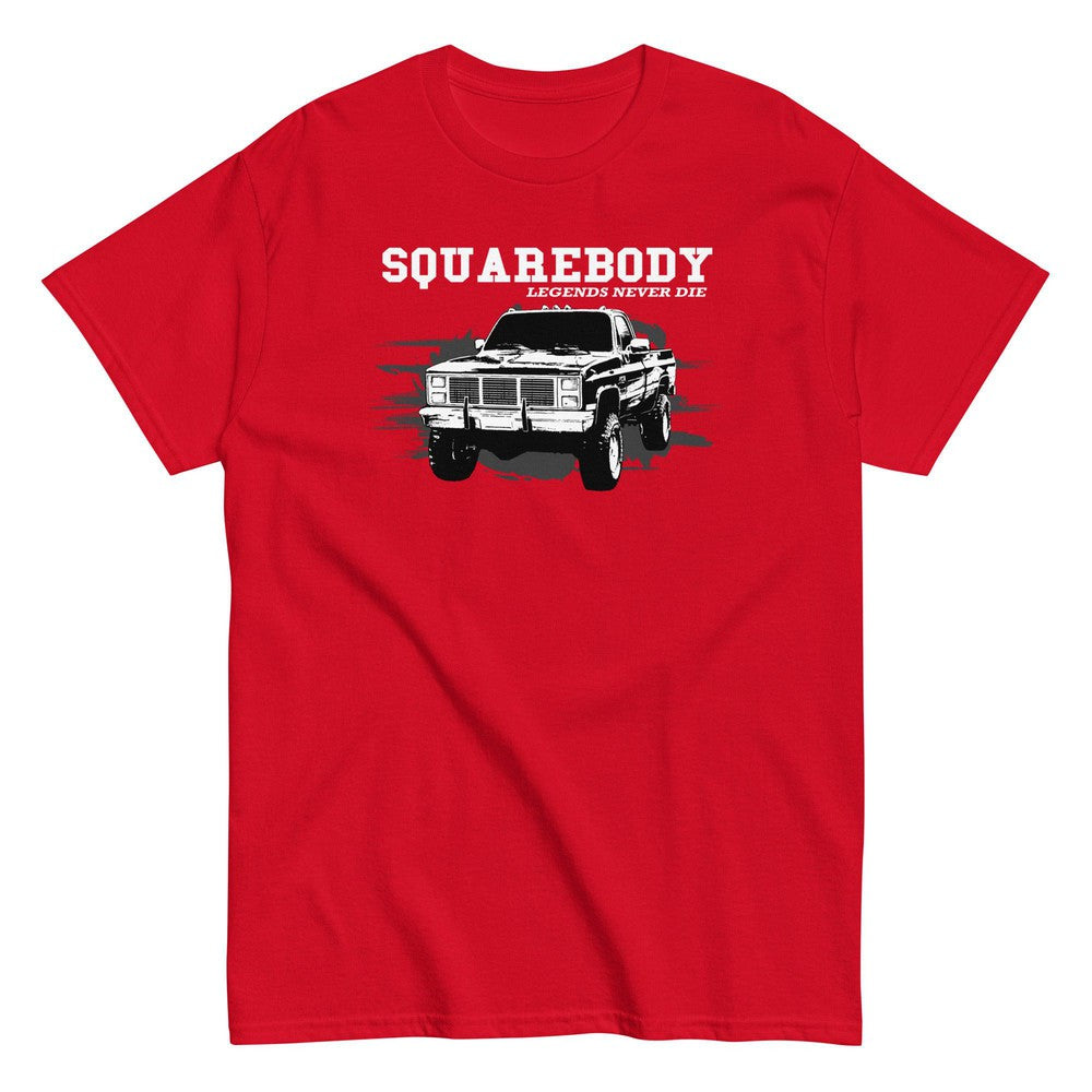 Squarebody GMC T-Shirt in red