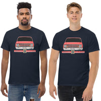 Thumbnail for Square Body C10 T-Shirt modeled in navy