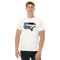 Thumbnail for Square Body Dually Crew Cab T-Shirt modeled in white