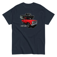 Thumbnail for Square Body Step-Side T-Shirt in navy