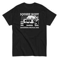 Thumbnail for Square Body T-Shirt Legends Never Die