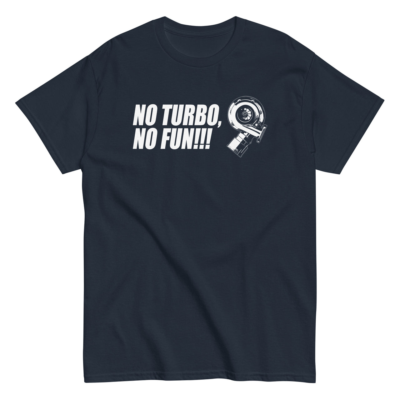 turbo car enthusiasts t-shirt in navy