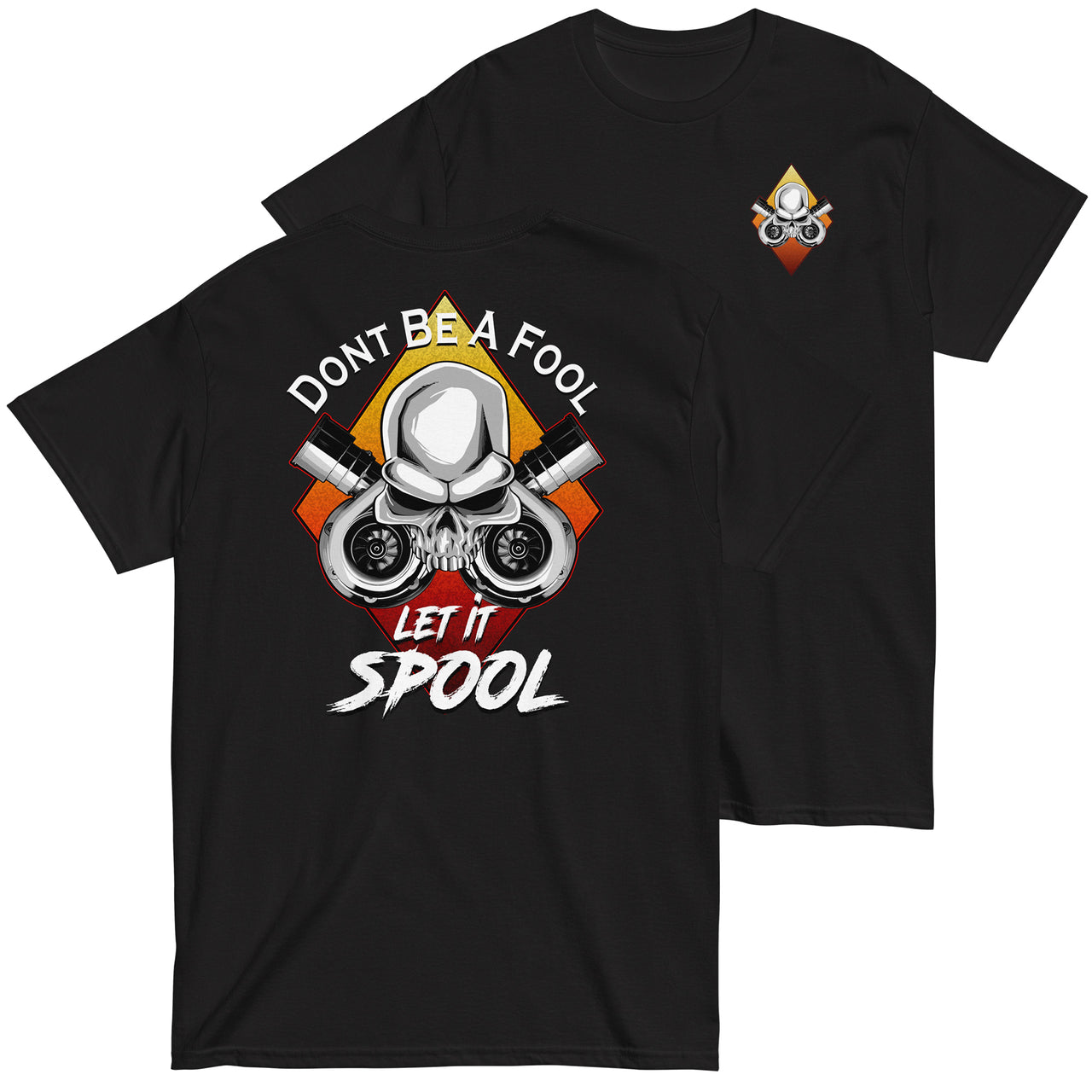 Dont Be A Fool - Spool Turbo T-Shirt in black