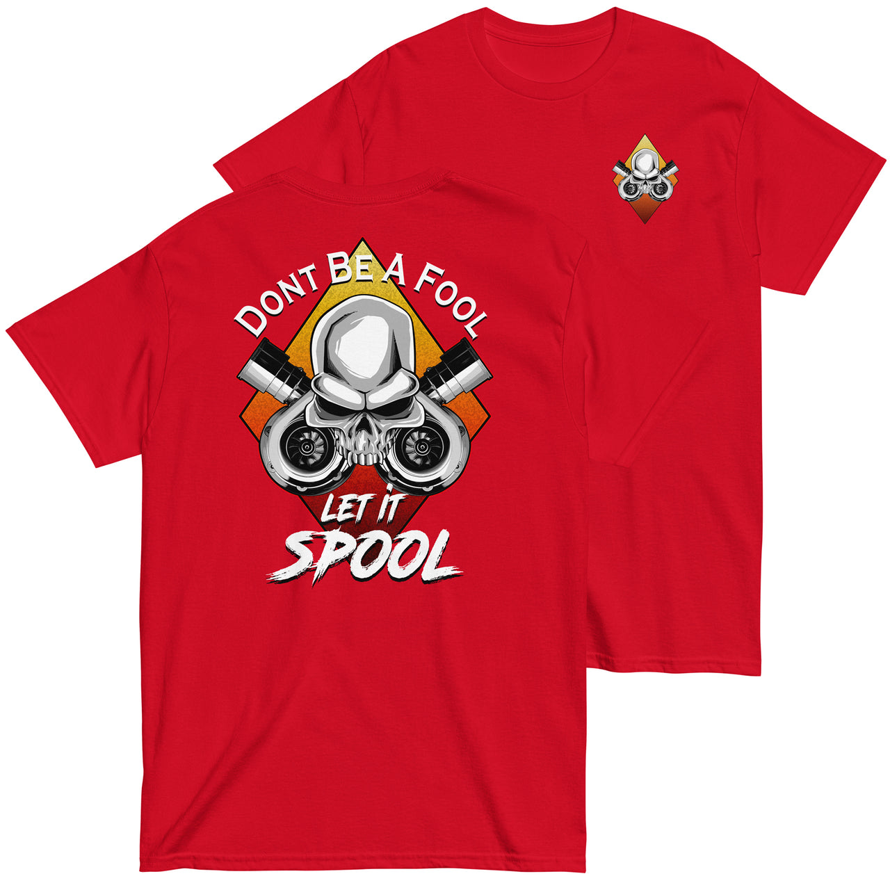 Dont Be A Fool - Spool Turbo T-Shirt in red