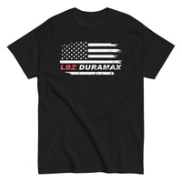 Thumbnail for LBZ Duramax T-Shirt With American Flag Design - in black