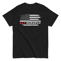 Thumbnail for LLY Duramax T-Shirt With American Flag Design - in black