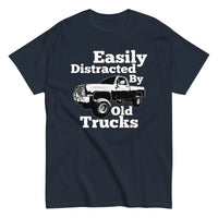 Thumbnail for Squarebody Truck Shirt, Easily Distracted By Old Trucks