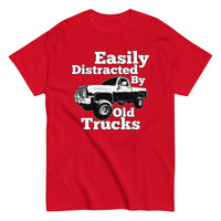 Thumbnail for Squarebody Truck Shirt, Easily Distracted By Old Trucks